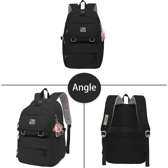 School Backpack For Girls Boys Laptop Backpack Middle High School Student Bookba - Picture 2 of 7